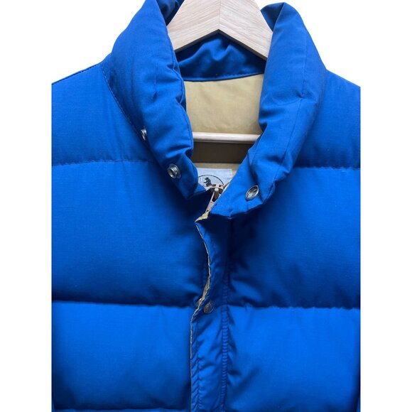 Black Bear Vintage 70's Royal Blue Down Filled Puffer Ski Jacket - Picture 3 of 8